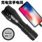 Lanterna Power Bank, Flippy, cu rază lungă de acțiune, super Luminoasa, T6 telescopic, zoom multi-funcție, Neagra