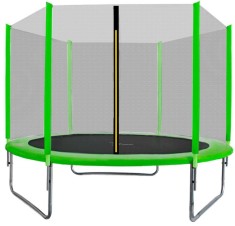 Trambulina Aga Sport Top cu plasa de protectie exterioara 180cm #verde deschis foto