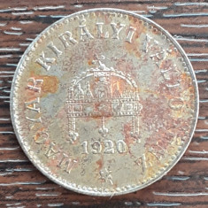 (M49) MONEDA UNGARIA - 10 FILLER 1920 FIER, MAI RARA