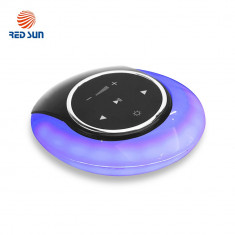 Boxa portabila Red Sun Moon Bay cu lampa cu LED, Bluetooth 4.0, Albastru foto