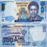 Malawi 200 Kwacha 2016 UNC Bancnota Africa, Ne流通