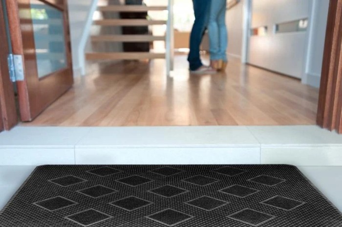 COVORAS INTRARE ANTIDERAPANT CAUCIUC 40X60CM ,MODEL ROMB, VANORA HOME
