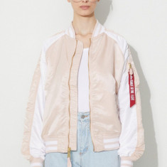 Alpha Industries geacă bomber MA-1 OS femei, culoarea roz, de tranziție 106001.640-pink