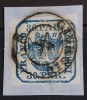 Romania 1862/64 - Principatele Unite pe fragment, Stampilat
