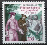 Germania 2000 - Nikolaus Ludwig von Zinzendorf, arta, neuzat