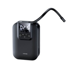 Compresor portabil marca USAMS, fara fir, pretabil pentru umflare cauciucuri masini, autoutilitare, motocicleta, biciclete, culoarea negru