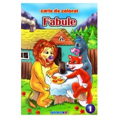Carte de colorat - Fabule Vol1