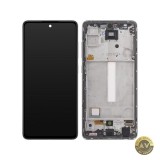 Display cu Touchscreen Samsung Galaxy A52 5G A526 / A52 A525 cu Rama Alb Service Pack GH82-25754D