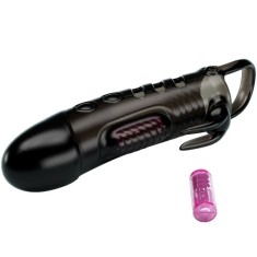 Manson pentru penis cu glont vibrator si stimulator clitoridian iepure PRETTY