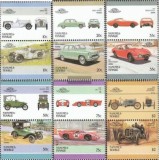 NANUMEA -TUVALU, AUTOMOBILE - SERIE COMPLETĂ MNH, Nestampilat