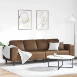 Set de canapea Maro Piele ecologică de suede