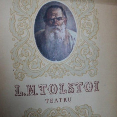 TEATRU DE L. N. TOLSTOI, COPERTA SI ORNAMENTELE DE S. SERGIU, 1953