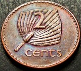 Cumpara ieftin Moneda exotica 2 CENTI - INSULELE FIJI, anul 1990 * cod 1787 B, Australia si Oceania