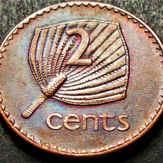 Moneda exotica 2 CENTI - INSULELE FIJI, anul 1990 * cod 1787 B
