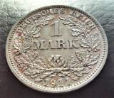 GERMANIA - 1 Mark 1911 E Muldenhutten - Argint .900 - Imperiul German Marca RR!, Europa