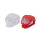 Set lumini LED bicicleta (Fata Alb + Spate Rosu) - TPE rezistent la apa, 3 moduri