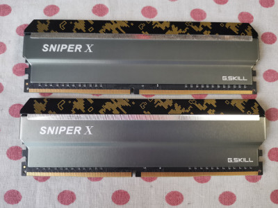 Memorie Ram G.Skill Sniper X 16GB DDR4 3200MHz CL16. foto