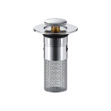 Cumpara ieftin Dop de scurgere cu filtru din oțel inoxidabil 80 mm