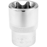 Yato YT-05222 - Capat cheie tubulara cu profil torx interior sistem de prindere 1/2 inch TX12