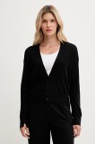United Colors of Benetton cardigan din amestec de l&acirc;nă culoarea negru, light, 102HD6052