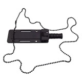 Cutit tactic de vanatoare IdeallStore&reg;, Military Convoy, 10 cm, teaca cu lant inclusa, negru