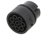 Conector Circular cu 8 Inserturi de Contact Mamă Crimpat 5A