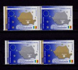 Cumpara ieftin RO 2005 LP 1682 &quot;Tratatul de ad. Romaniei la UE &quot;,2 x serii punte tip I+II , MNH, Nestampilat