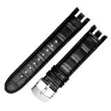Cumpara ieftin Curea de ceas din piele naturală 21mm compatibilă Swatch Men YRS403 / YRS412 /