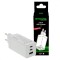 Incarcator GaN PATONA Premium USB PD65W alb 2xUSB-C 1xUSB-A 2642-P