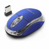 Cumpara ieftin Mouse wireless 2.4 GHz, Xtreme Harrier, 1000 DPI, cu 3 butoane, receptor nano USB, albastru