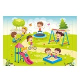 Puzzle pentru copii, 24 piese, Multicolor, CMCLASS