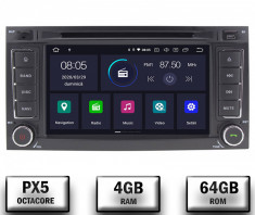 NAVIGATIE VOLKSWAGEN TOUAREG MULTIVAN T5, ANDROID 10, OCTACORE PX5 4GB RAM + 64GB ROM cu DVD, 7 INCH - AD-BGWVWTRGP5 foto