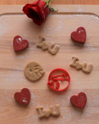 Cookie cutter - Kiss emoji foto