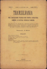 HST C331 Revista Transilvania 1/1895 foto