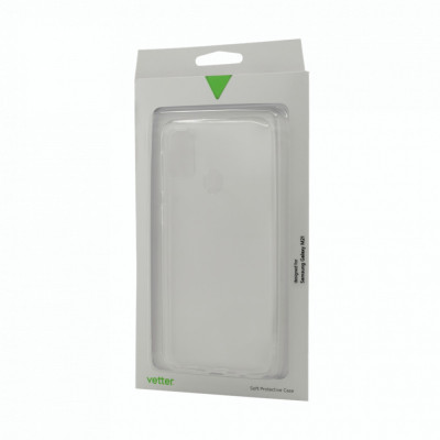 Husa de protectie Vetter pentru Samsung Galaxy M21, Soft Touch Ultra Slim, Transparent foto