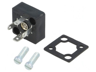 Conector Valvă Soclu Format C 9.4mm Tată 4 PIN 300V foto
