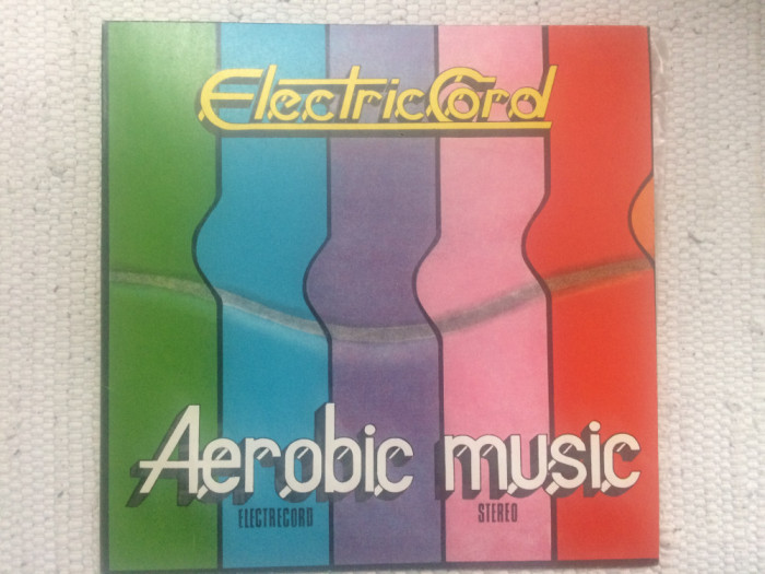 Electric Cord Aerobic Music 1987 disc vinyl lp muzica disco synth pop funk VG++