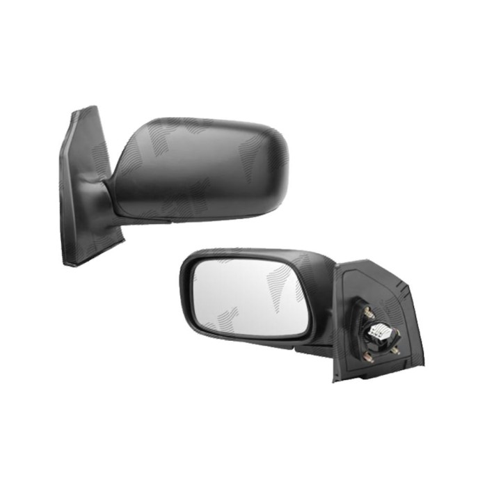Oglinda exterioara Toyota Corolla (E12) 01.2002-12.2003 Partea Dreapta Crom Convex Electrica Cu Incalzire, Cu 5 Pini Connector rectangular, carcasa n