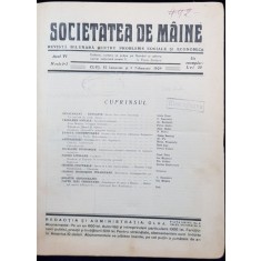 REVISTA &quot;SOCIETATEA DE MAINE&quot;, ANUL VI SI VII - CLUJ, 1929-1930