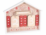 Cumpara ieftin Calendar decorativ lemn multicolor 30x3x24 cm