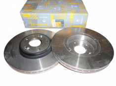 Set 2 buc discuri frana fata Renault Laguna 2 2001-2007, 300x26mm, set 2 buc, Produs Original Renault 7701206614 Kft Auto foto