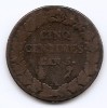 Franta 5 centimes 1796 A - L&#039;AN 5 - A, Prima Republica, Cupru, 10 gr, 28 mm, KM-640 (3), Europa, Cupru (arama)
