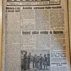 ziarul dacia 7 august 1941-maresalul antonescu si regele mihai vizita pe front