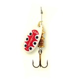 Rotativa Standard Spinner Nr.2 4g Silver Black Dot