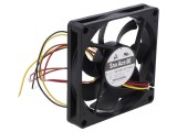 Ventilator axial DC 24VDC 80x80x15mm 70,8m3/h 37dBA - bilă: Ventilator axial DC 24VDC 80x80x15mm