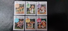 Cambodgia-Flora,ciuperci-serie completa,nestampilate MNH (C1)
