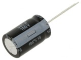 Condensator electrolitic low ESR 390uF 100VDC THT
