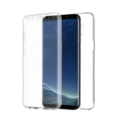 Husa Samsung Galaxy S8 G950 ultra slim 0.3 mm 360&amp;deg; fata-spate transparenta Forcell foto