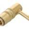 Conector rapid unghi 90&deg; alamă 10bar FPM