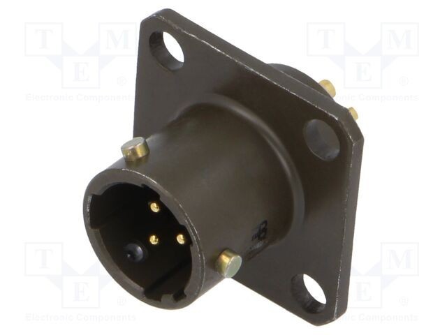 Conector circular soclu tată AMPHENOL PT/451 3 pini 7,5A 600V drept